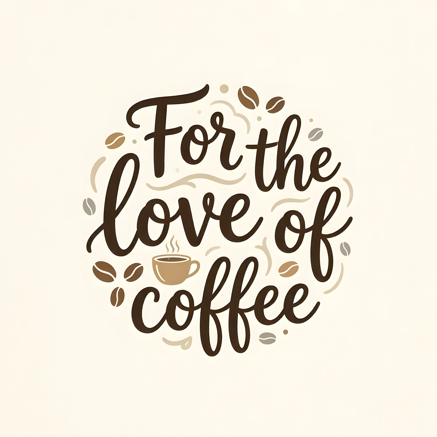 For the Love of Coffee Eco Tote Bag