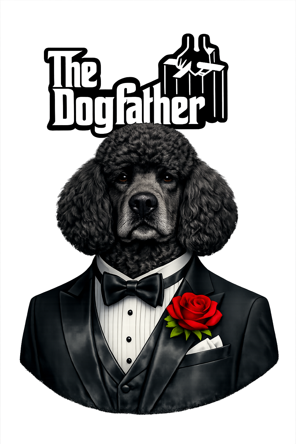Black Poodle Dogfather Unisex classic tee !