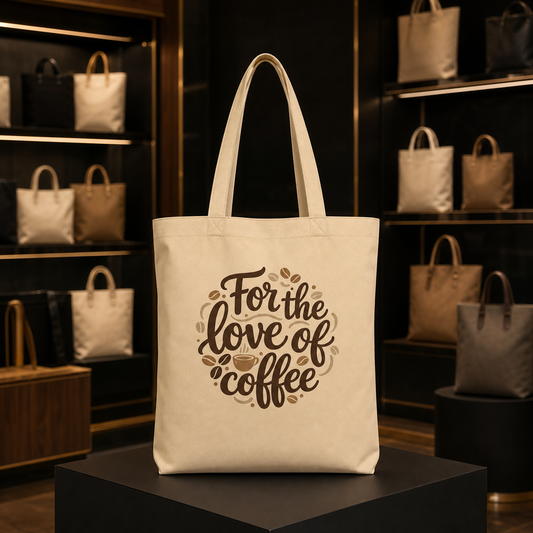 For the Love of Coffee Eco Tote Bag