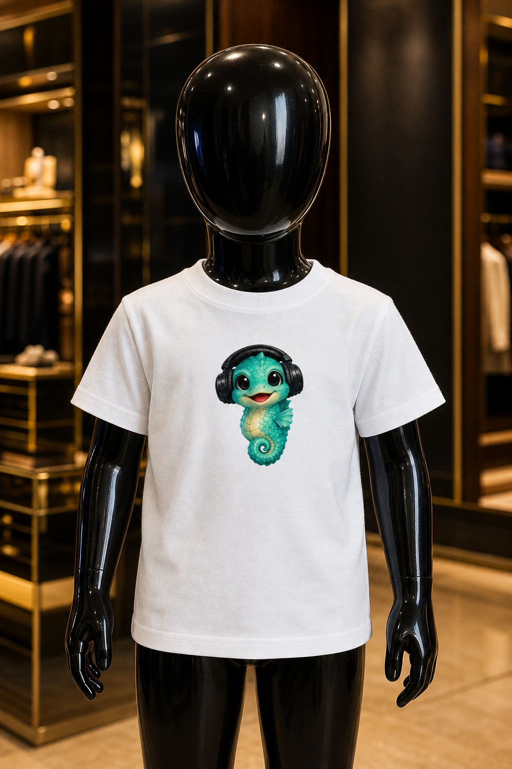 Baby Sea Horse KIds jersey t-shirt