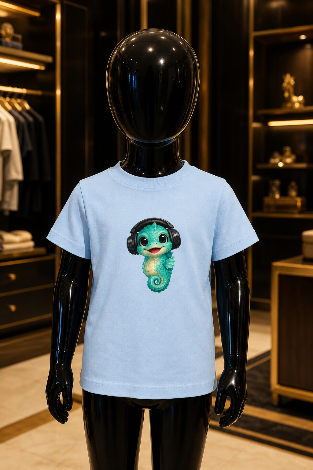 Baby Sea Horse KIds jersey t-shirt