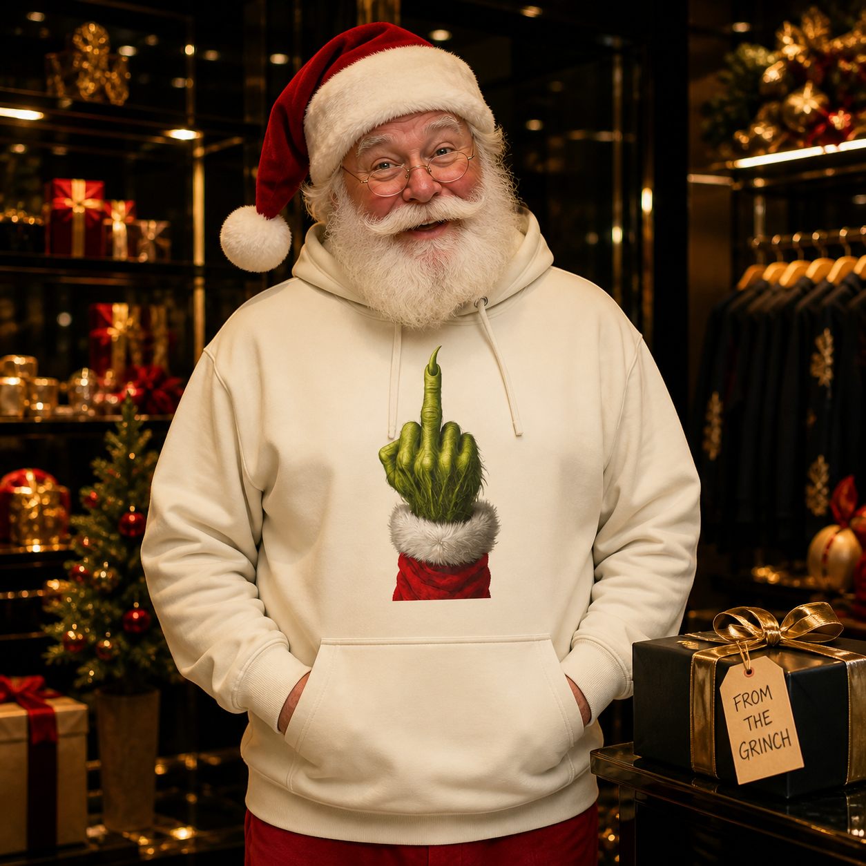 Grinch's Gesture Unisex Hoodie