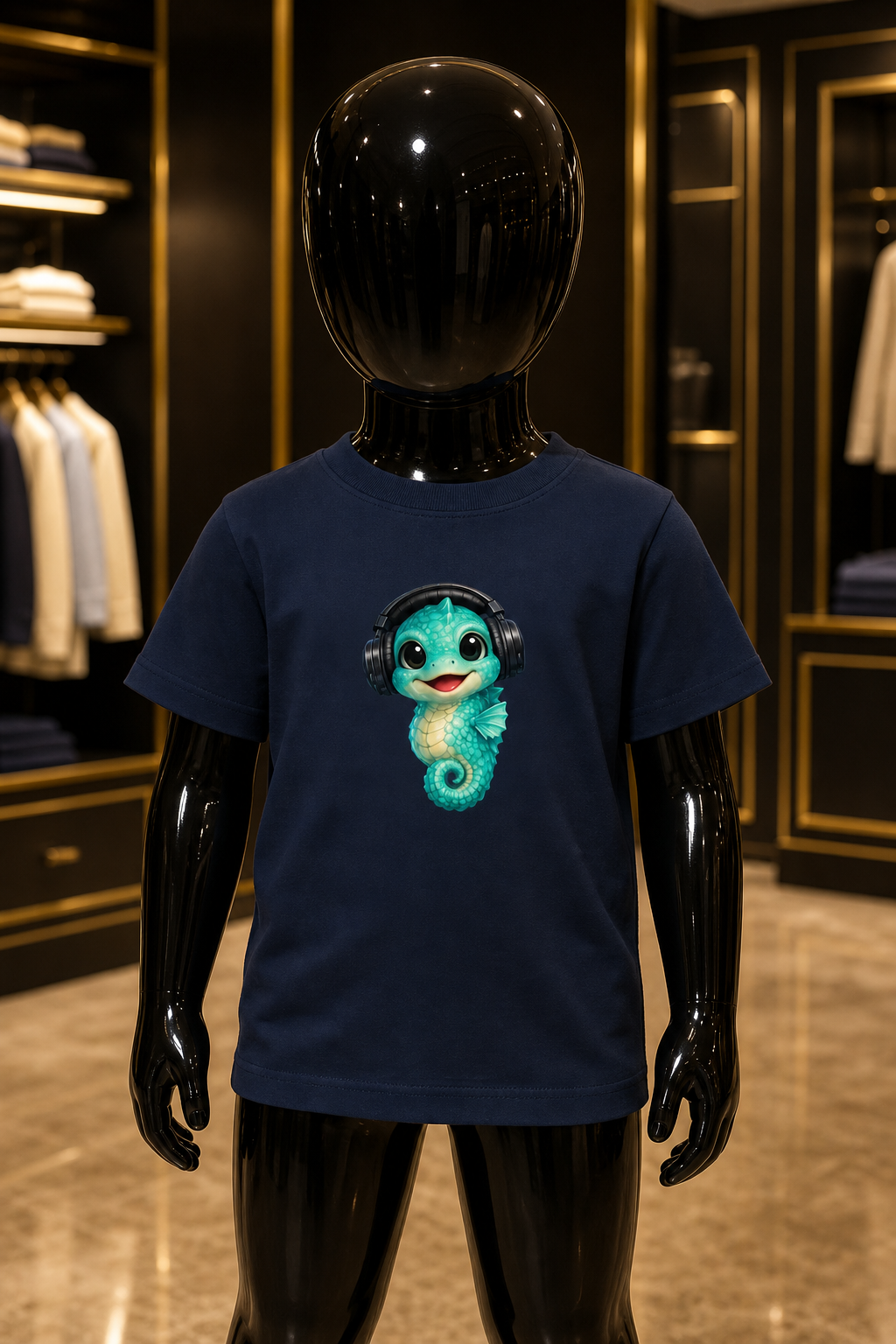 Baby Sea Horse KIds jersey t-shirt