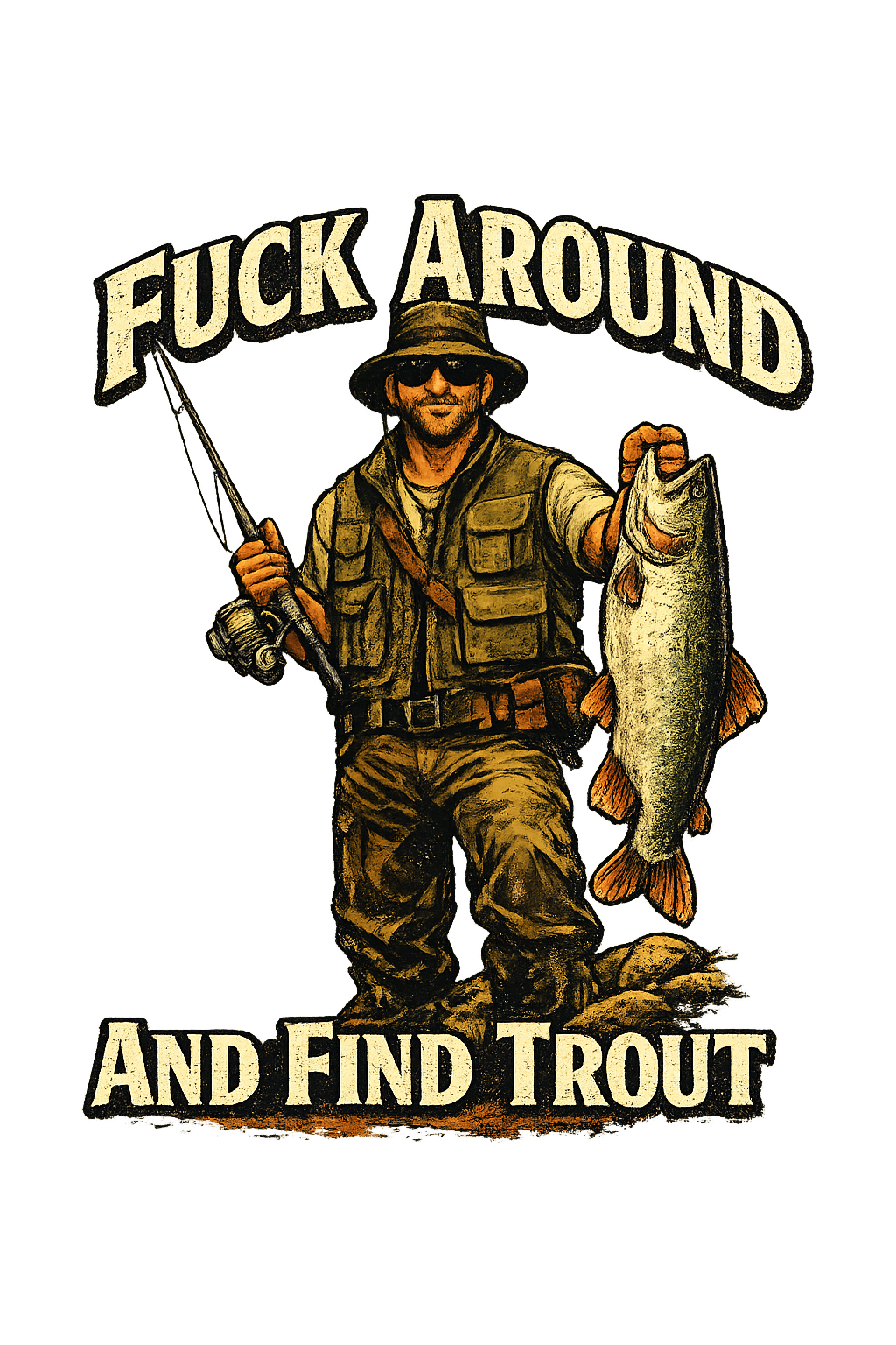 Fuck Around and Find Trout Unisex classic tee